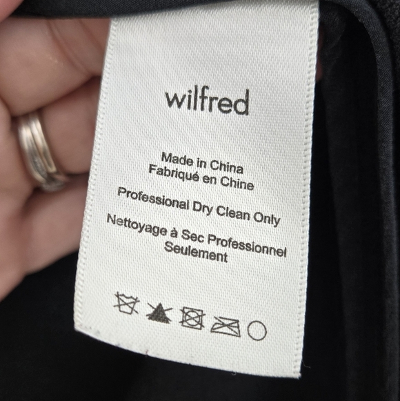 ARITZIA Wilfred Chevalier Jacket Relaxed Black Blazer size 8 - Picture 6 of 13